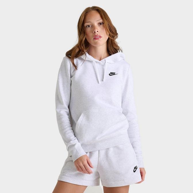 Nike hoodie white women's best sale