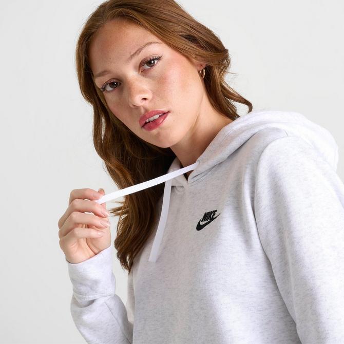 Nike women's sportswear rally hoodie birch heather hotsell