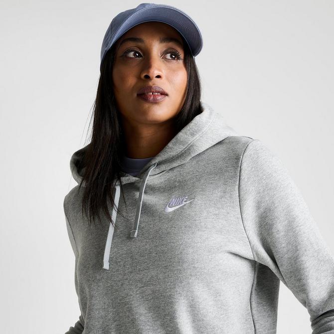 Nike Sportswear Plus Size Zip Womens Active Hoodies Size 1X, Color:  Grey/Grey