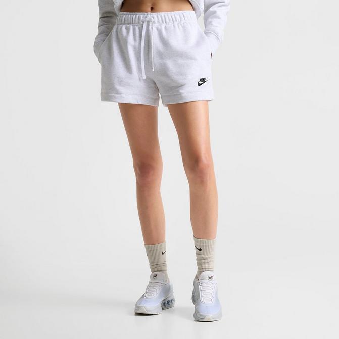 Women s Nike Sportswear Club Fleece Mid Rise Shorts JD Sports