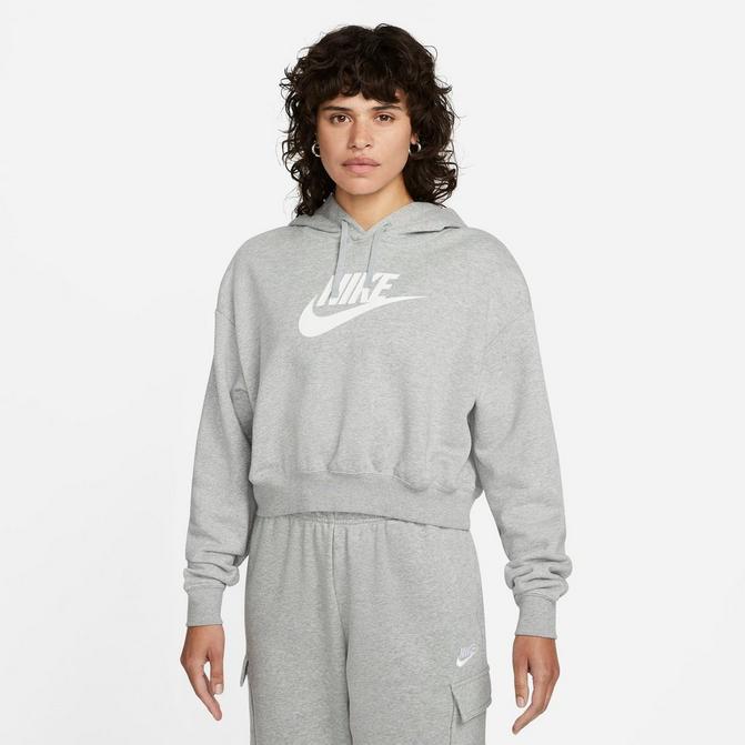 Women s Nike Sportswear Club Fleece Crop Hoodie JD Sports