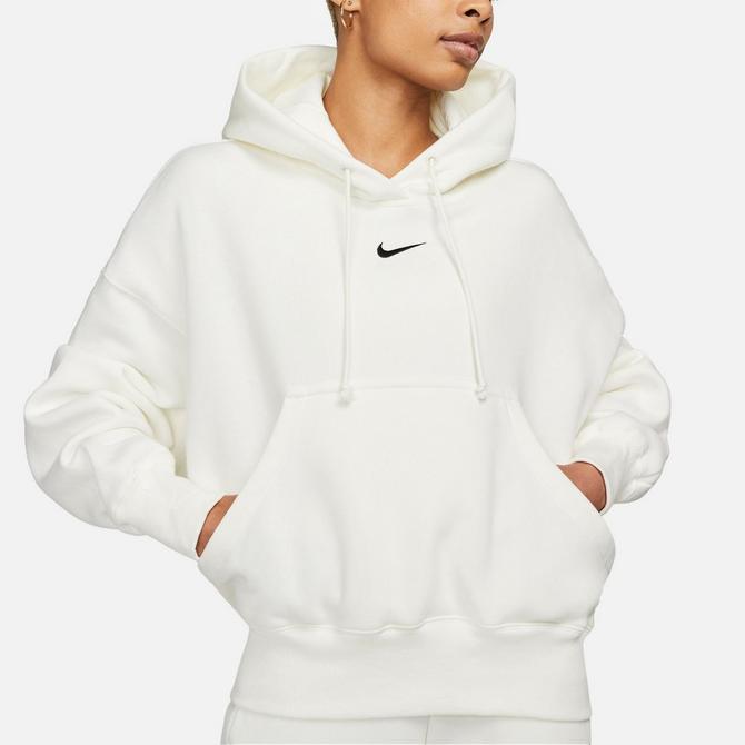 Nike white shop hoodie women's