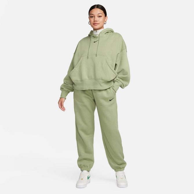 Nike Sportswear Phoenix Fleece Over-Oversized Pullover Hoodie 'Oil  Green/Black' - DQ5858-386