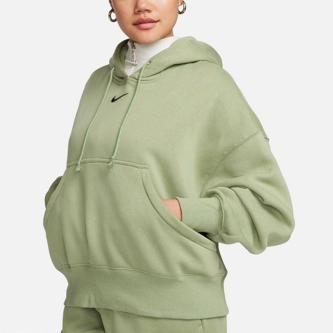 Nike Sportswear Phoenix Fleece Over-Oversized Pullover Hoodie 'Oil  Green/Black' - DQ5858-386