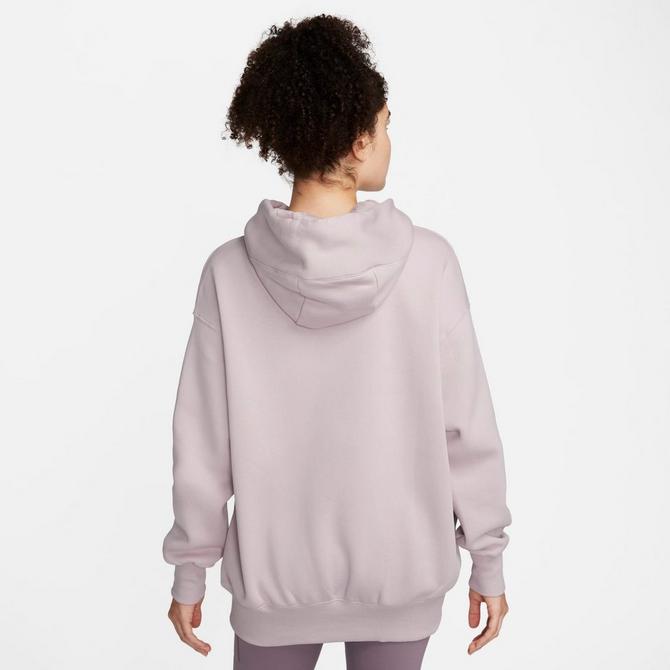 Nike WMNS Phoenix Fleece Over-Oversized Pullover Hoodie Pink -  FIREBERRY/BLACK