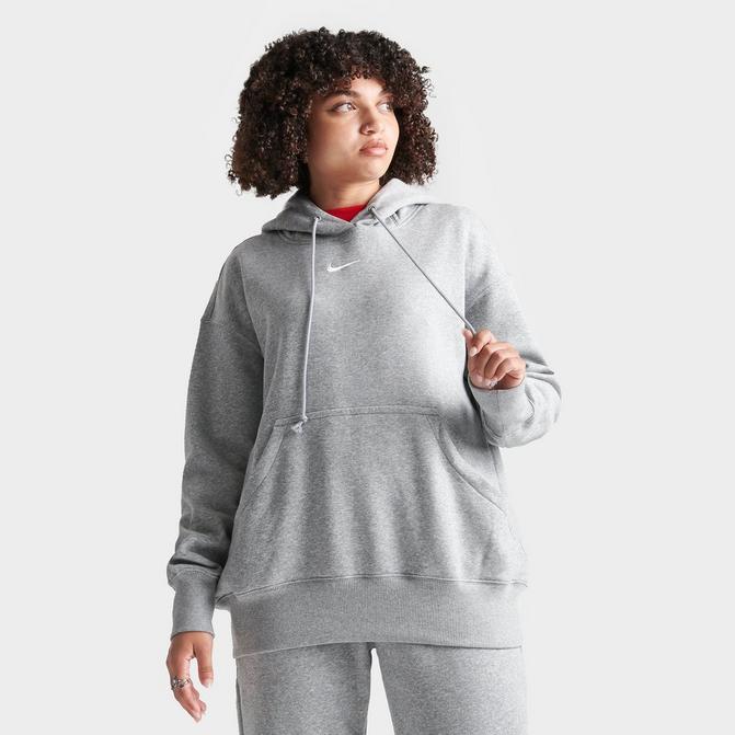 Dark grey nike hoodie womens best sale