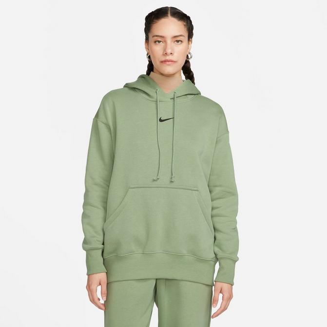 Nike Sportswear Phoenix Fleece Over-Oversized Pullover Hoodie 'Oil  Green/Black' - DQ5858-386
