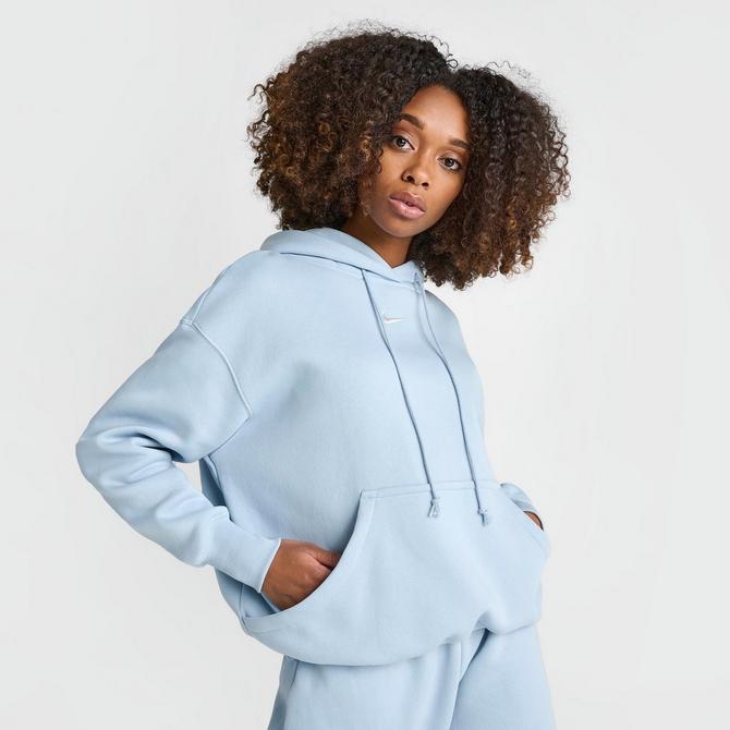 Light blue oversized online hoodie