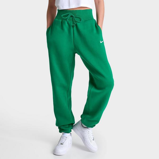 Nike Sportswear Women's Phoenix Fleece Tapered Sweatpants Size M Mint Green  B112 