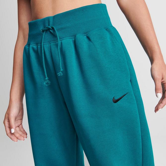 Nike Court Womens Tennis Pants Dark Teal Fleece Sweatpants CK8436 300 Size  SMALL