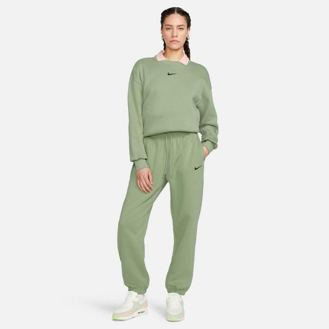 Nike Sportswear Phoenix Fleece Women's High Waisted Oversized Sweatpants -  Oil Green/Black • Price »