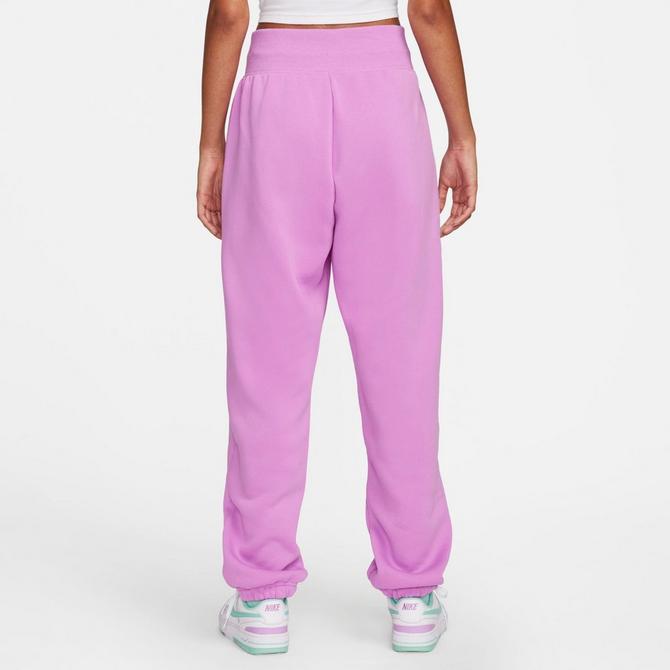 NIKE Women's Phoenix Fleece High Waist Sweatpants Size XS Purple