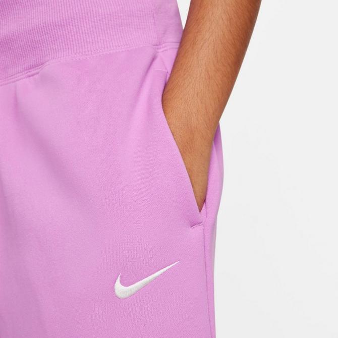 NIKE: PANTS AND SHORTS, W NSW PHNX FLC HR PANT WIDE 010