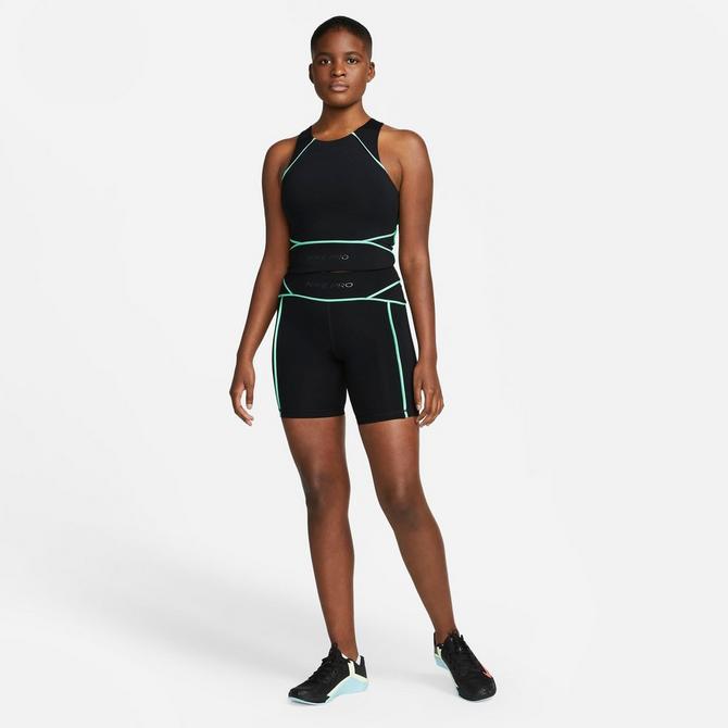 Women's Nike Indy Strappy Light-Support Padded Ribbed Longline Sports Bra