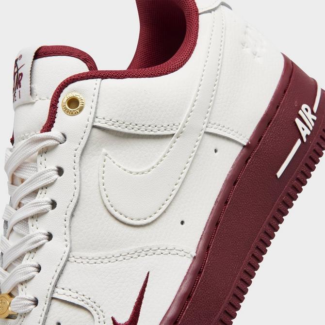 Nike air discount force white bordeaux