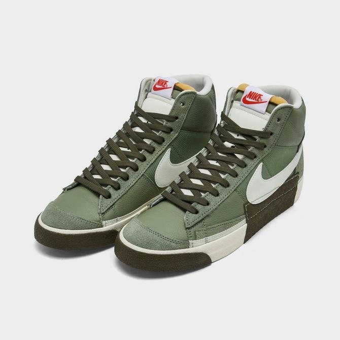 Green nike cheap blazer mid