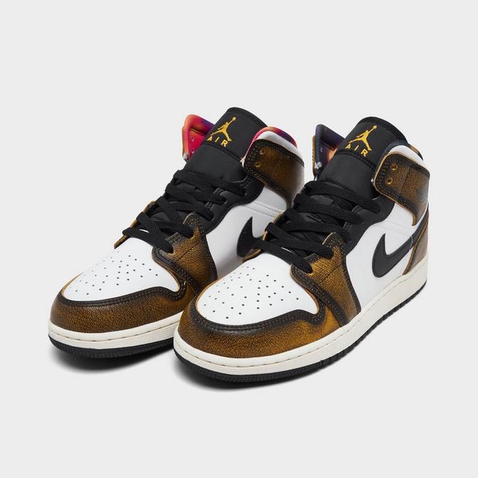 kids air jordan 1 mid retro basketball shoes