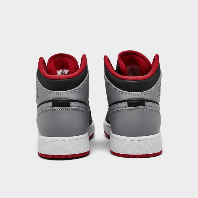 Red and black jordans for boys online