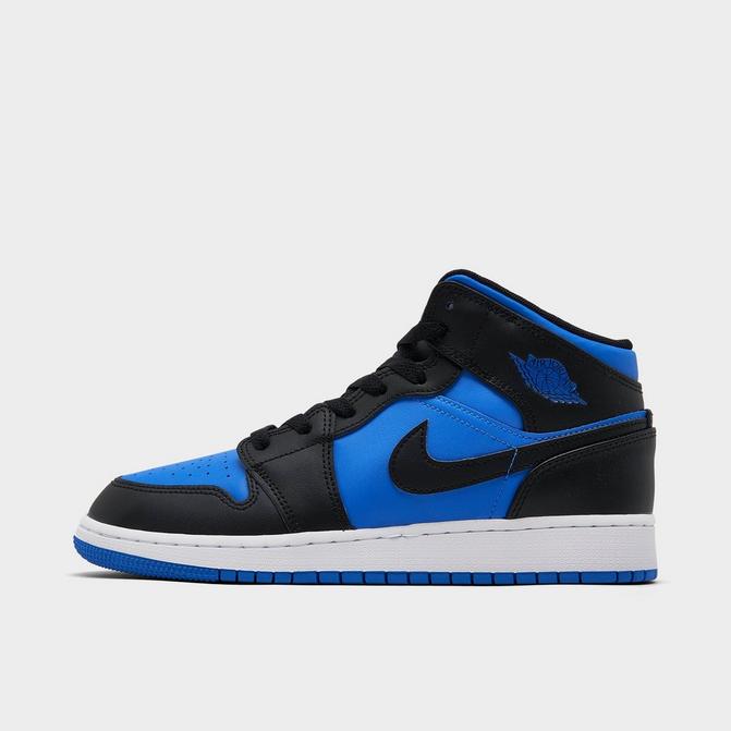 Tenis air jordan 1 mid white deep blue online royal