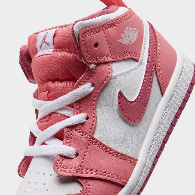 Kids' Toddler Air Jordan Retro 1 Mid Casual Shoes