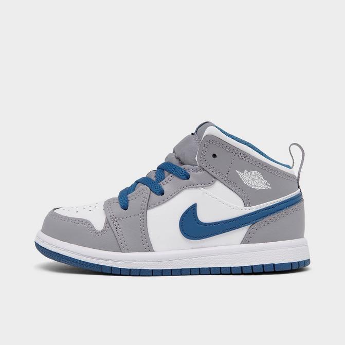 Blue and best sale white jordans toddler