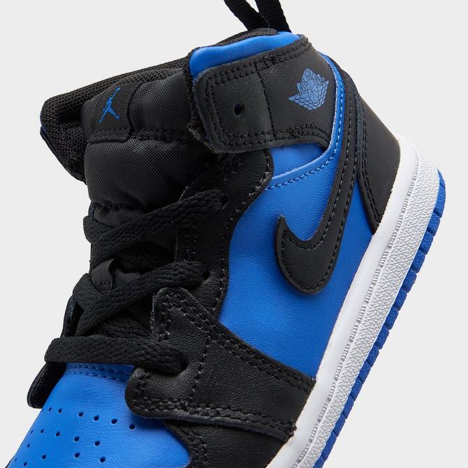 Blue and white jordans toddler online