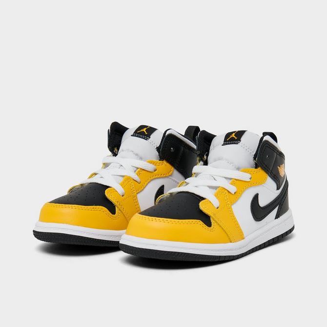 Black and yellow jordans hotsell for kids