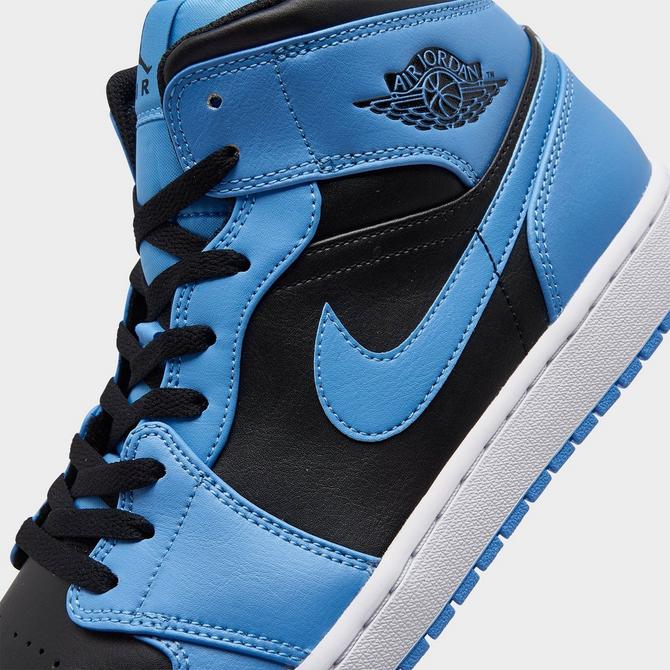 Air Jordan 1 Mid White Blue Black