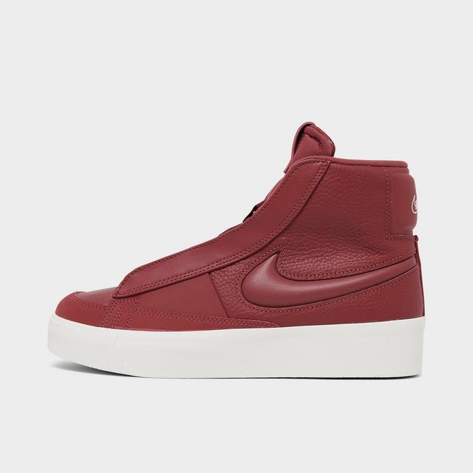 Womens nike blazer store mid vintage sneakers burgundy