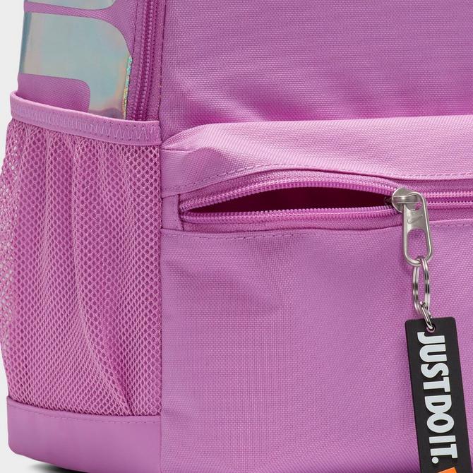 Nike Kids' Brasilia JDI Mini Backpack - Playful Pink & White - 11 L