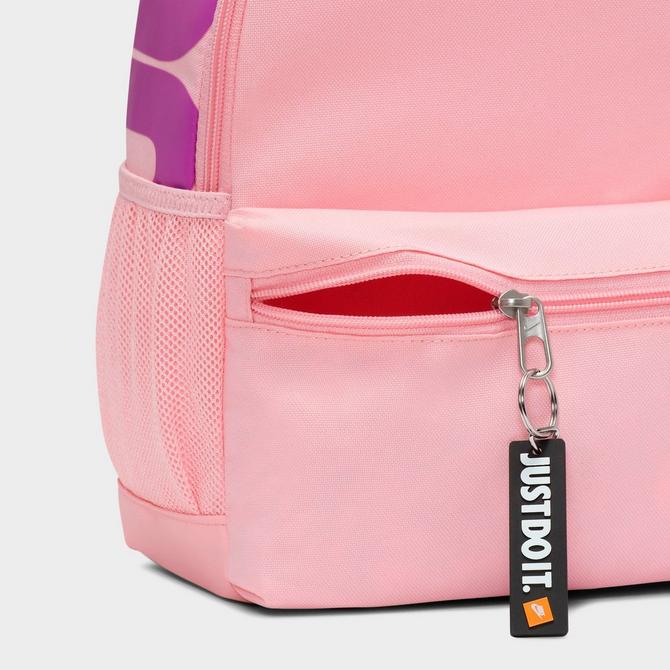 Nike Kids' Brasilia JDI Mini Backpack - Playful Pink & White - 11 L