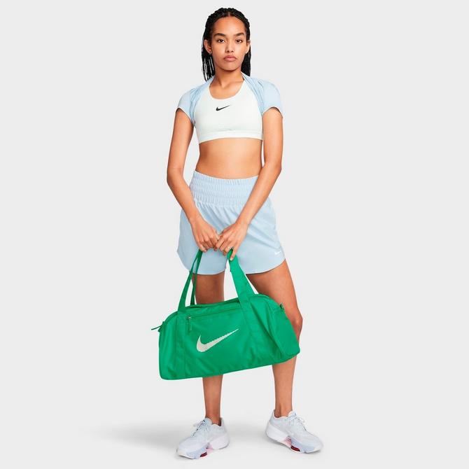 Nike duffel hot sale bag green