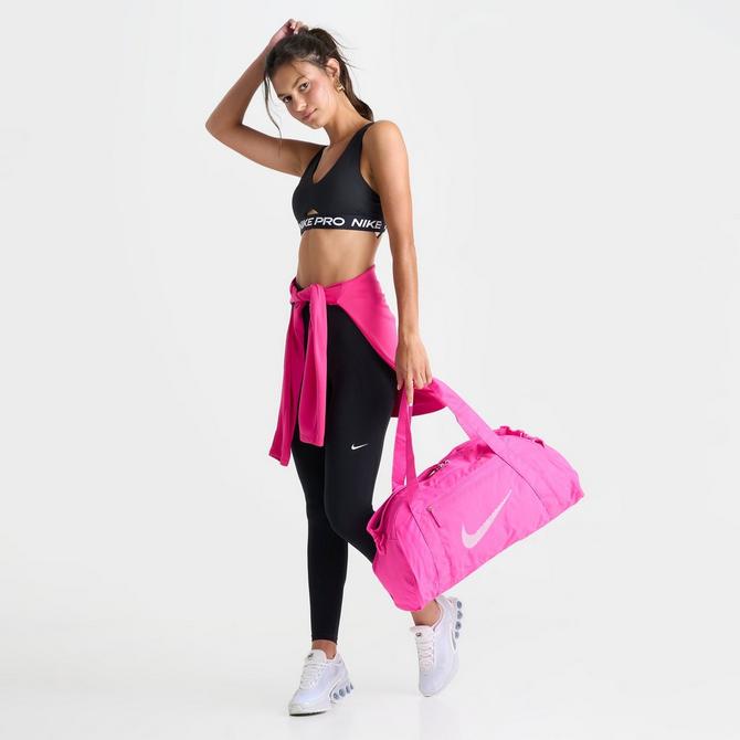 Nike brasilia medium holdall pink on sale