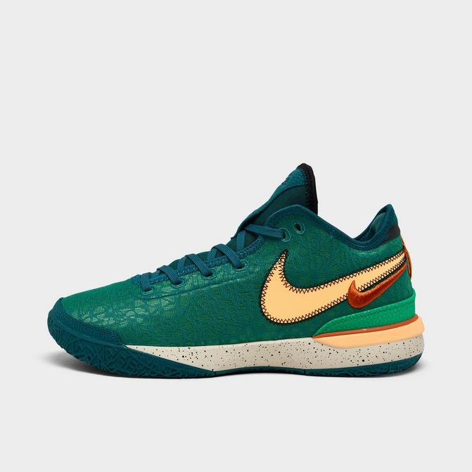 Lebron best sale orange shoes