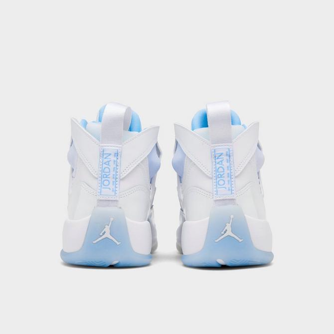 Jordan jumpman blue outlet and white