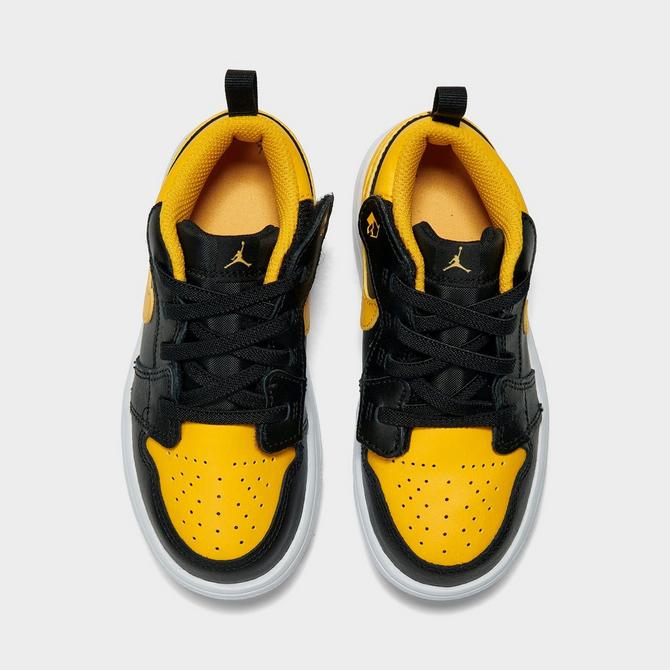 Black and yellow jordans boys hot sale