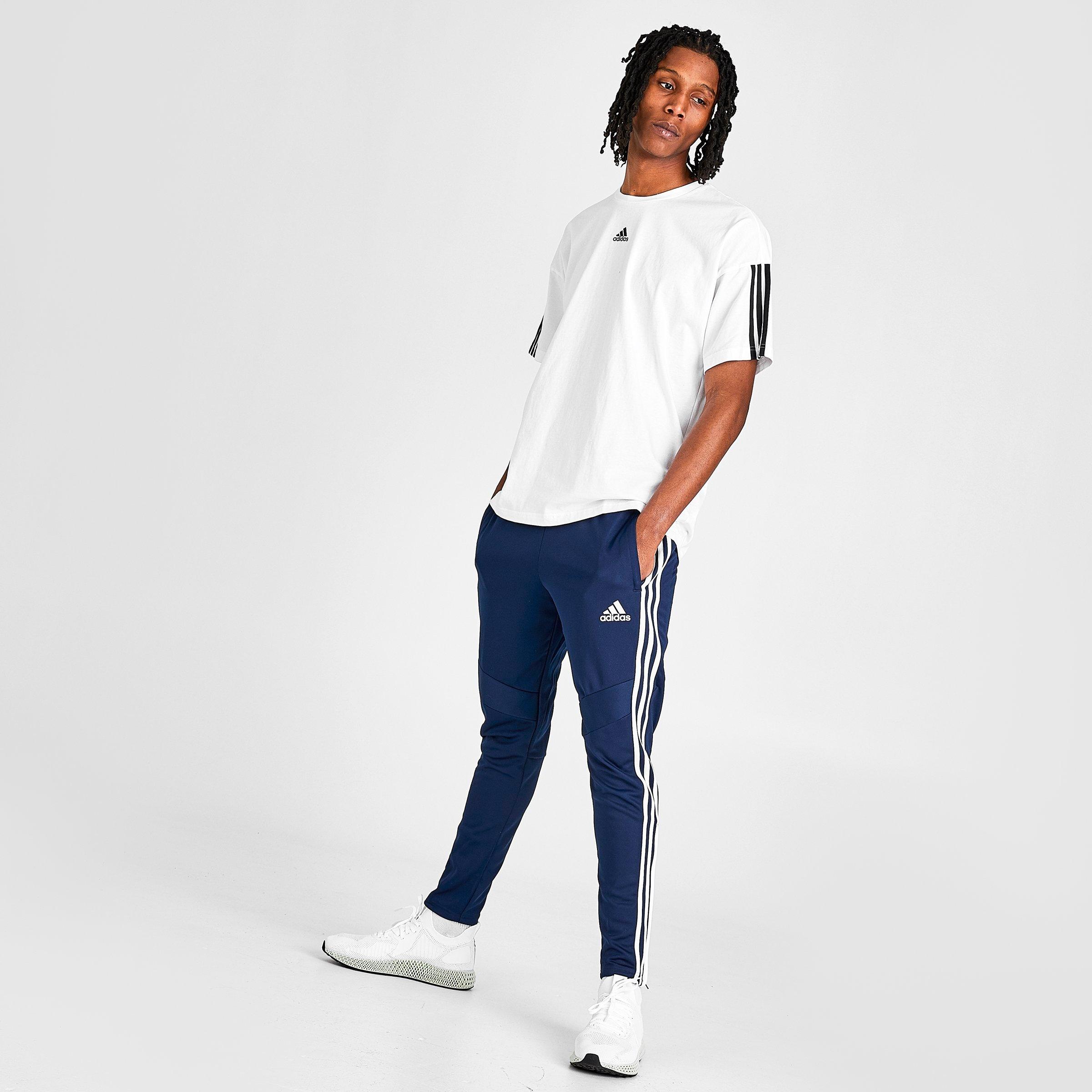 adidas training pants blue