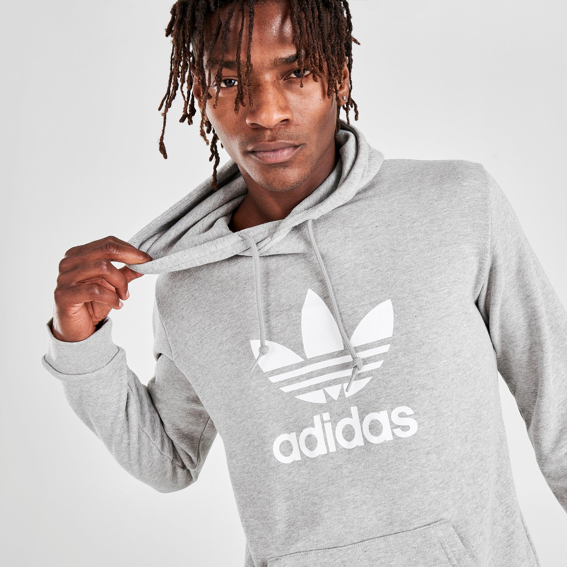 adidas originals trefoil hoodie mens