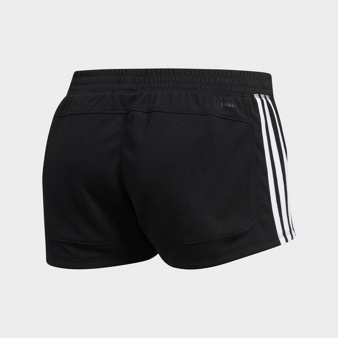 adidas Pacer 3-Stripes Woven Shorts - Grey | Women's Training | adidas US