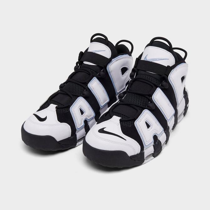 nike uptempo 96 black and white