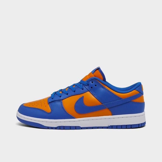 Blue white and orange nike shoes online