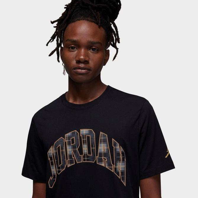 Black and gold jordan t clearance shirt