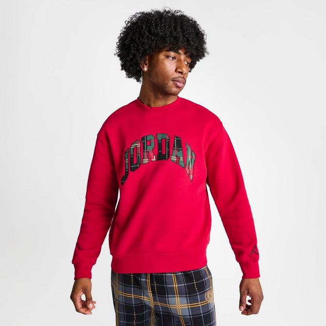 Red crewneck hot sale sweatshirt