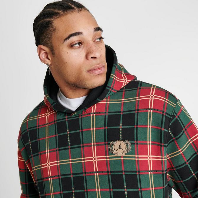 Men's Jordan Essential Holiday Plaid Hoodie