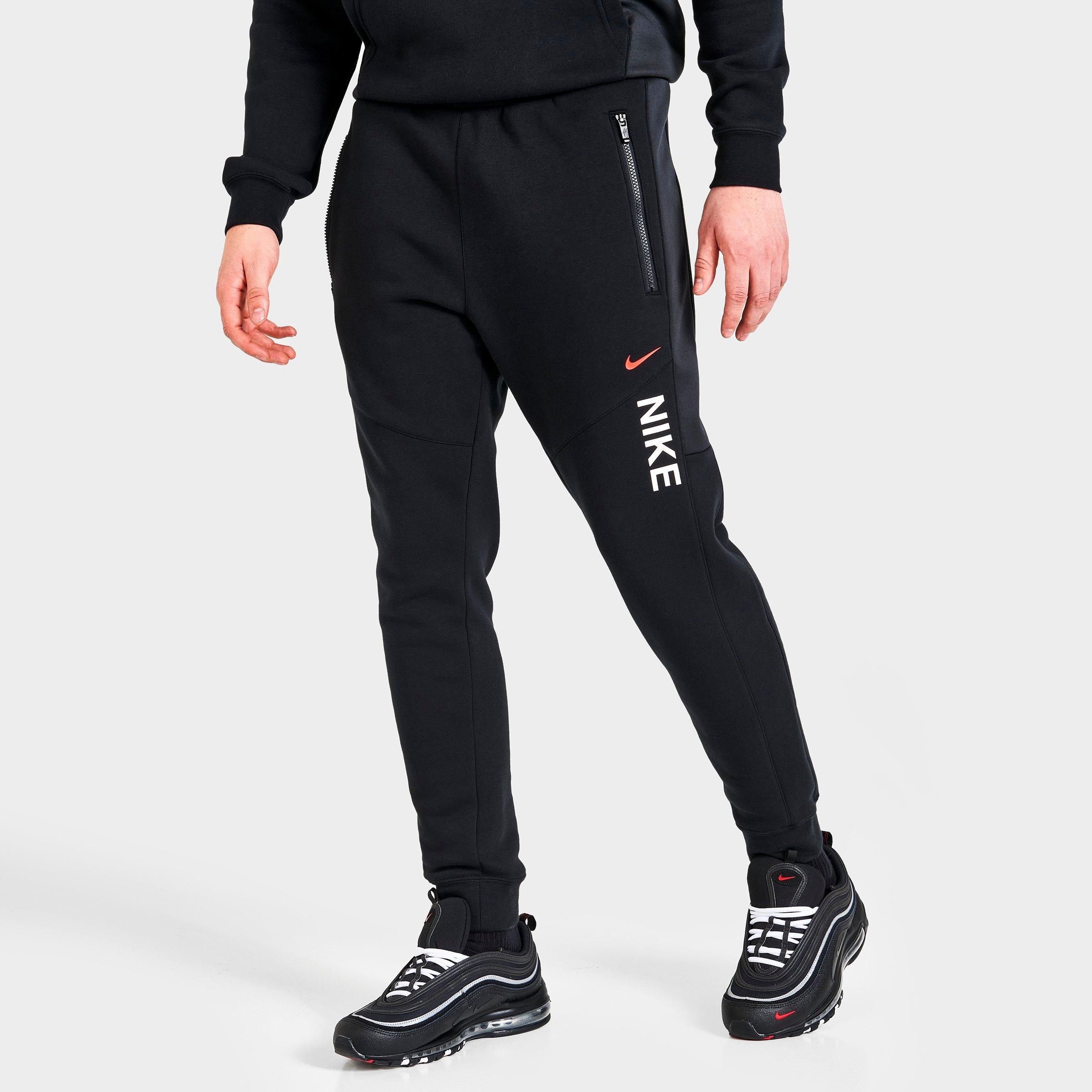 men's nike sportswear mixed fleece jogger pants