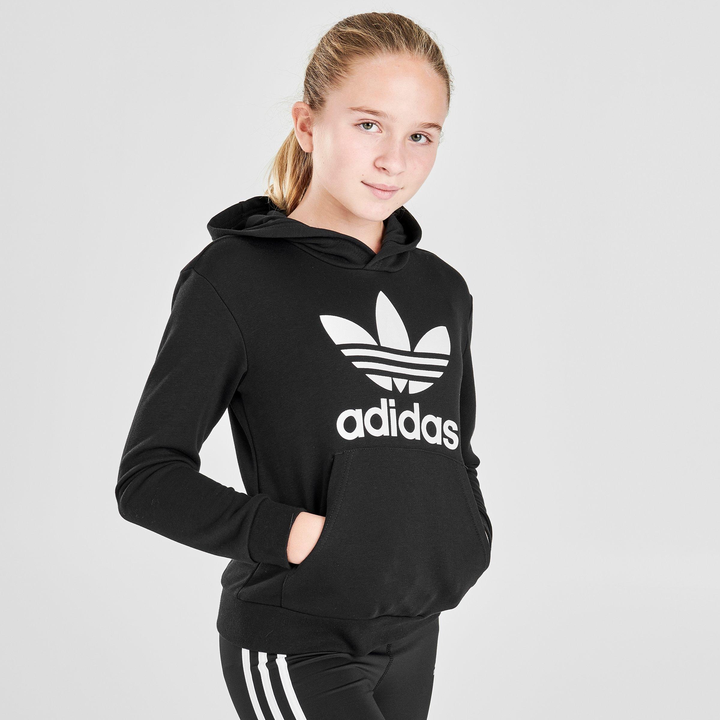 adidas trefoil hoodie kids