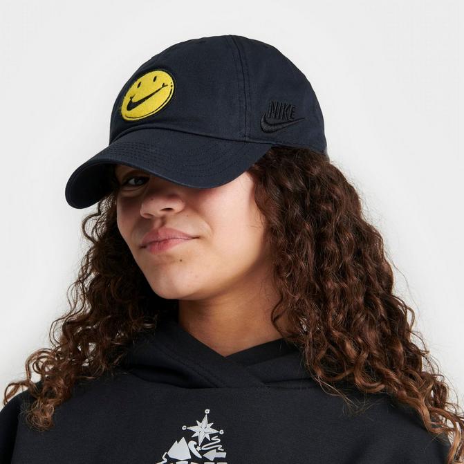 Nike Heritage 86 Smile Bright Like The Sun Black Strapback Hat