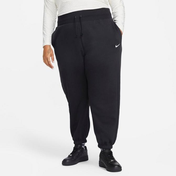 Nike Phoenix Fleece Oversized Full-Zip Hoodie - Black (Curve