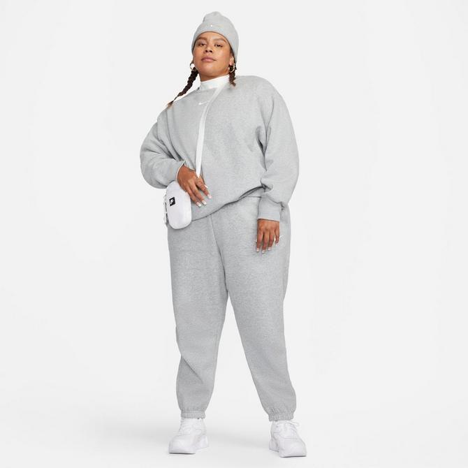 Nike Women's Sportswear Phoenix Fleece High-Waisted Oversized Sweatpants  (Plus Size) in Grey - ShopStyle