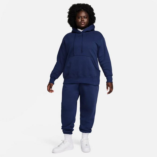 Nike Plus Size Active Sportswear Club Hooded Fleece Sweatshirt - Macy's